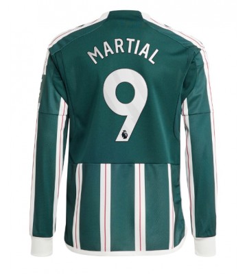 Maillot de foot Manchester United Anthony Martial #9 Extérieur 2023-24 Manche Longue